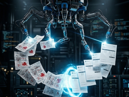 Healthcare billing automation system improving accuracy and reducing errors with digital dashboards