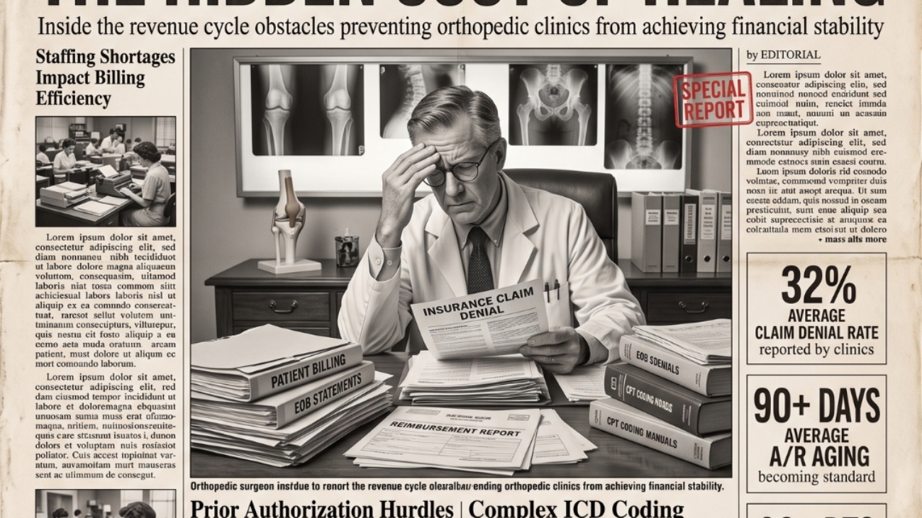 Top Revenue Cycle Challenges Faced by Orthopedic Clinics