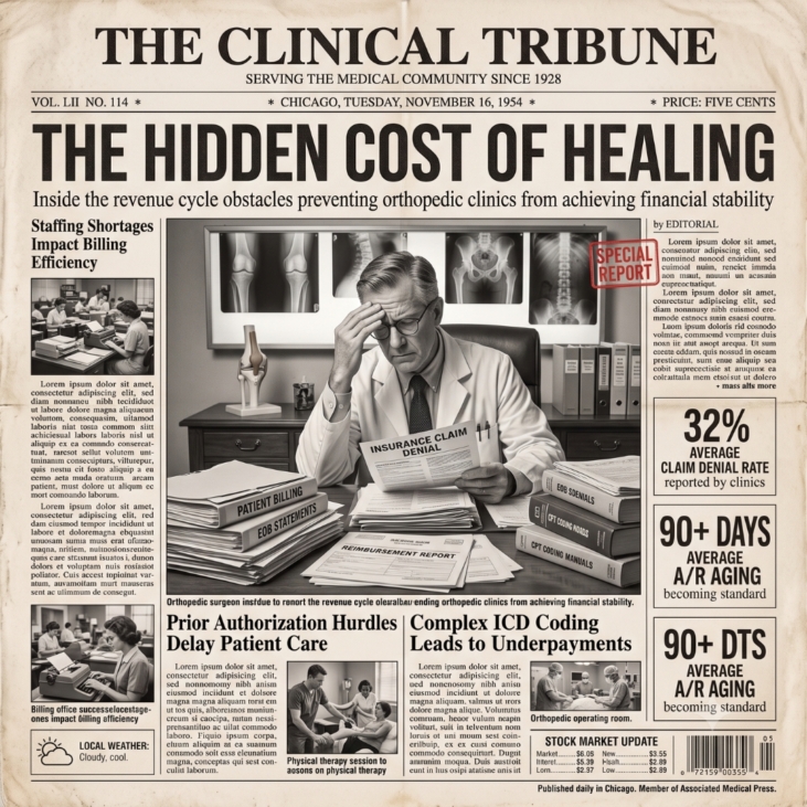 Top Revenue Cycle Challenges Faced by Orthopedic Clinics