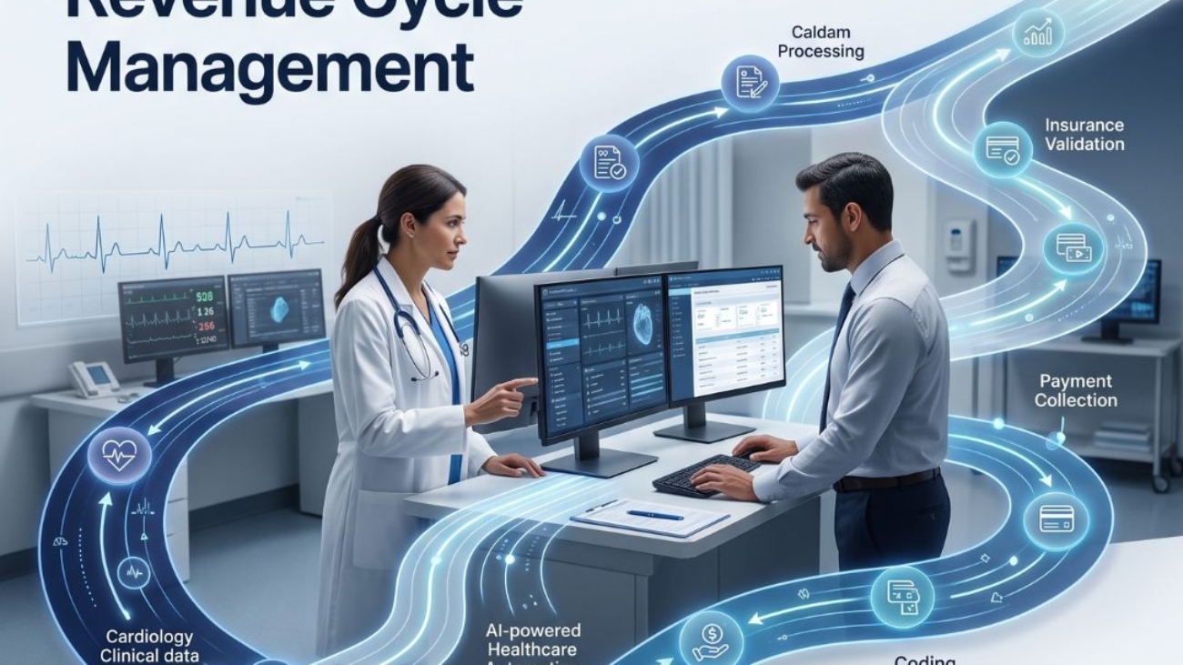 Automated cardiology revenue cycle management system