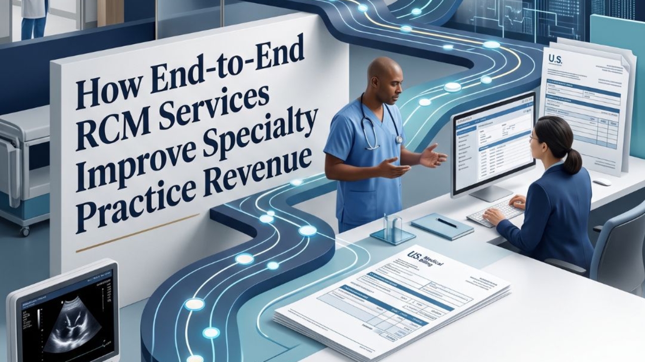 Healthcare RCM specialists managing specialty practice billing